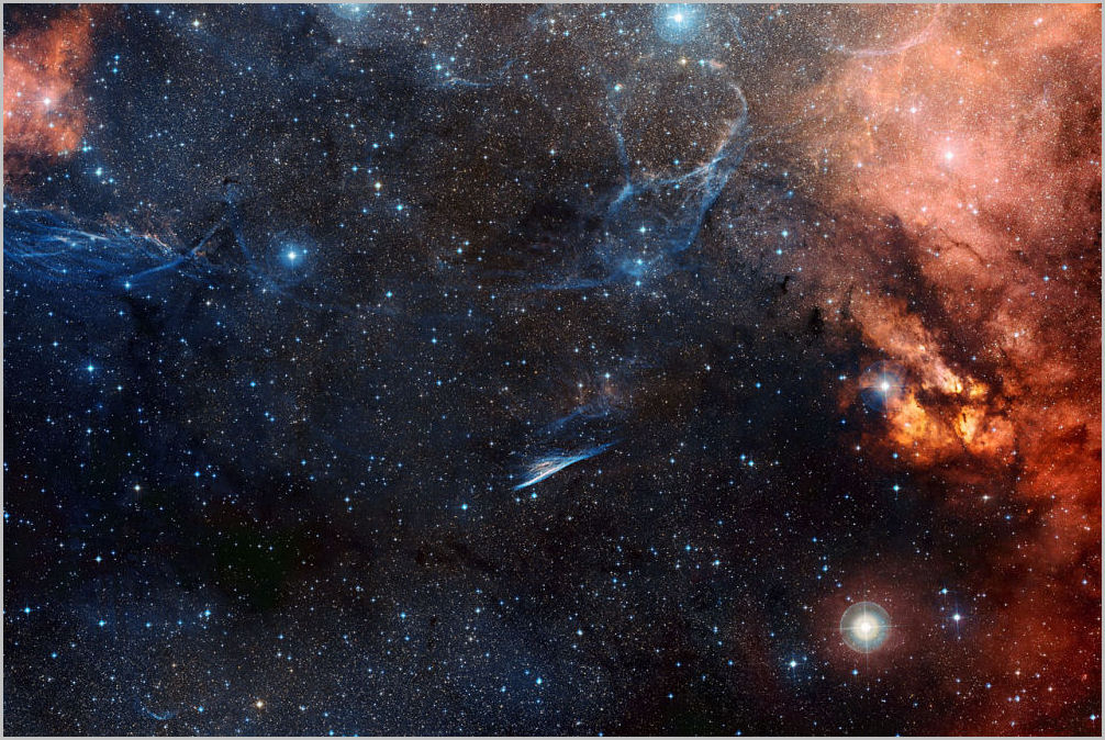 ngc2736 pencil nebula eso-sm (218K)